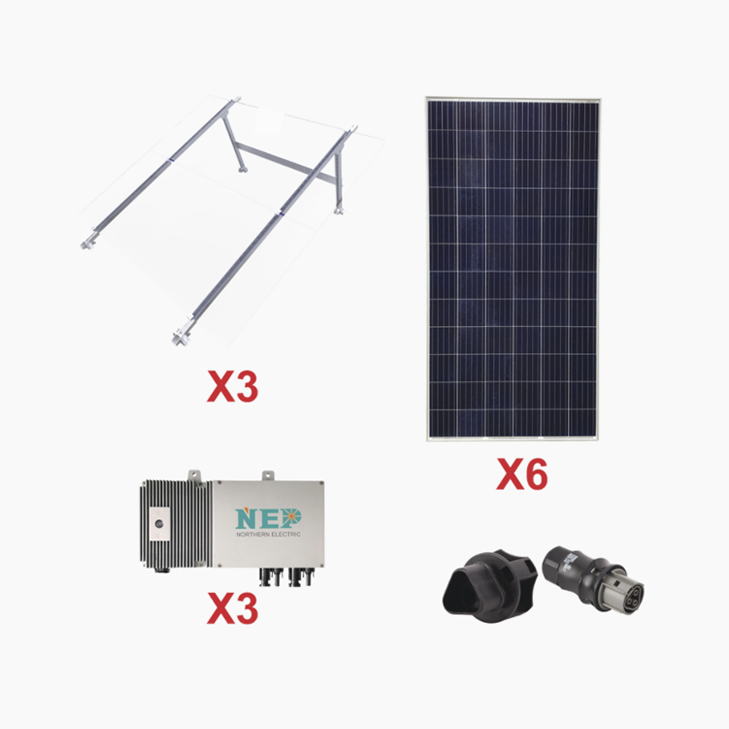 Kit Solar para Interconexión de 1.1 kW de Potencia, 220 Vca con Micro  Inversores y Paneles Policristalinos, SKU: KIT2BDM600POLI - GreenSun  Solar Energy Solutions